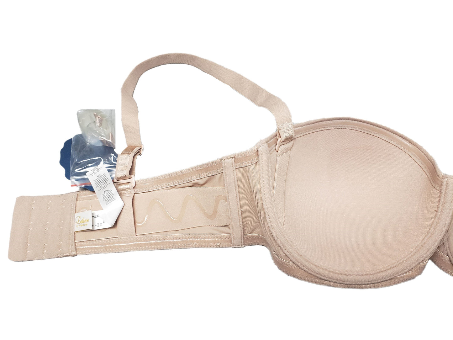 From the renowned Elegance Line by Leilieve of Italy, this full-support strapless bra is crafted from the finest microfibers and silky touch with smooth lines for an ultra comfortable fit.