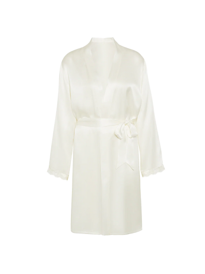 LOVE ME Silk Long Kimono