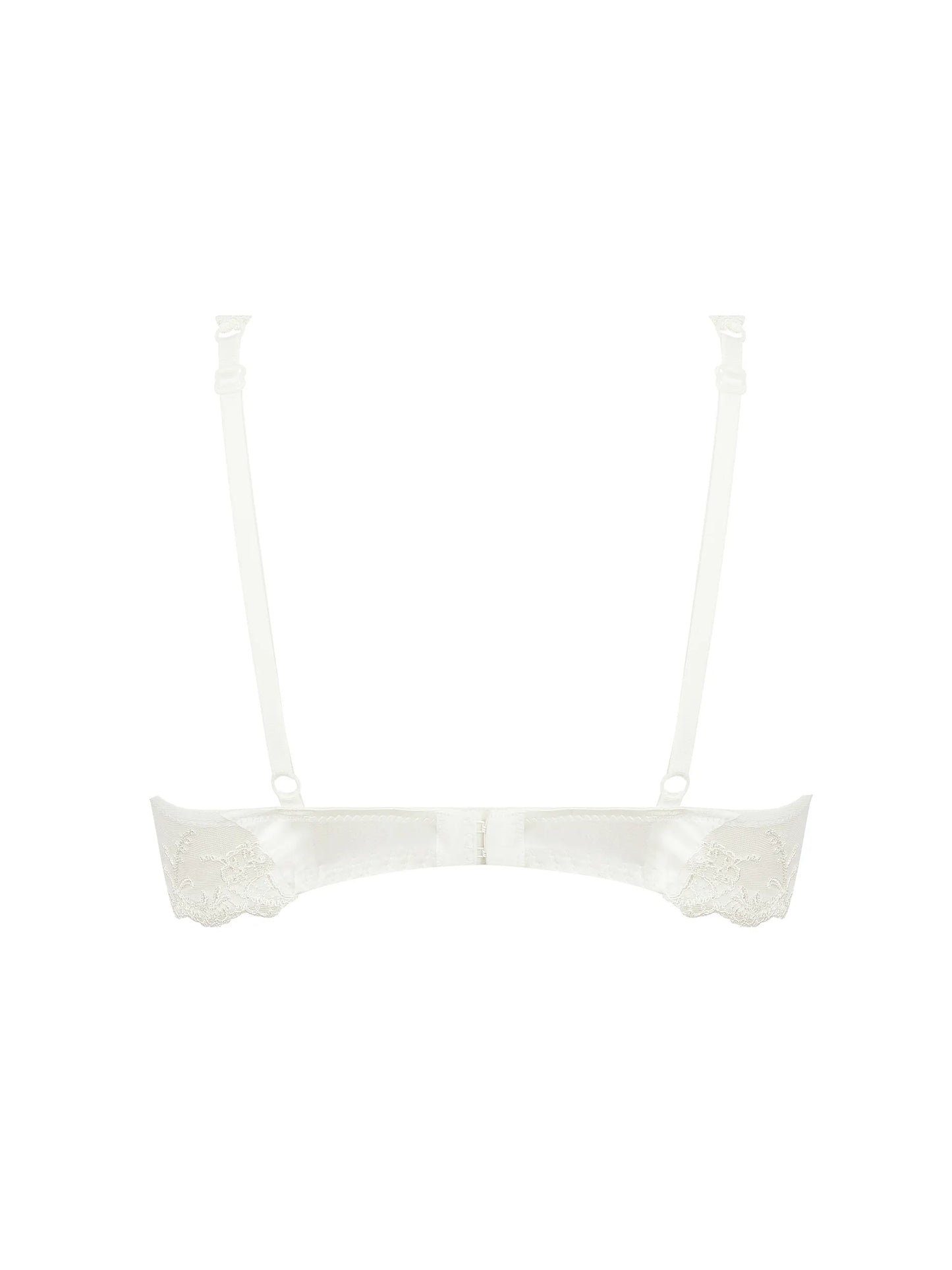 White bra on a white background