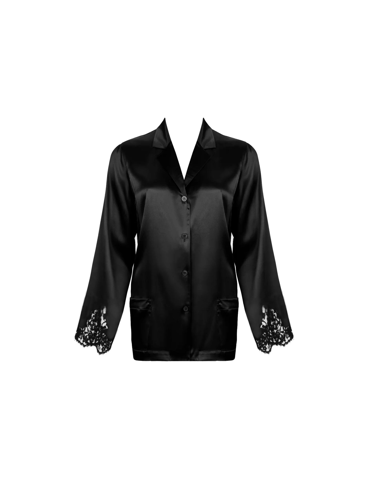 SPLENDEUR SOIE Silk Lounge Shirt