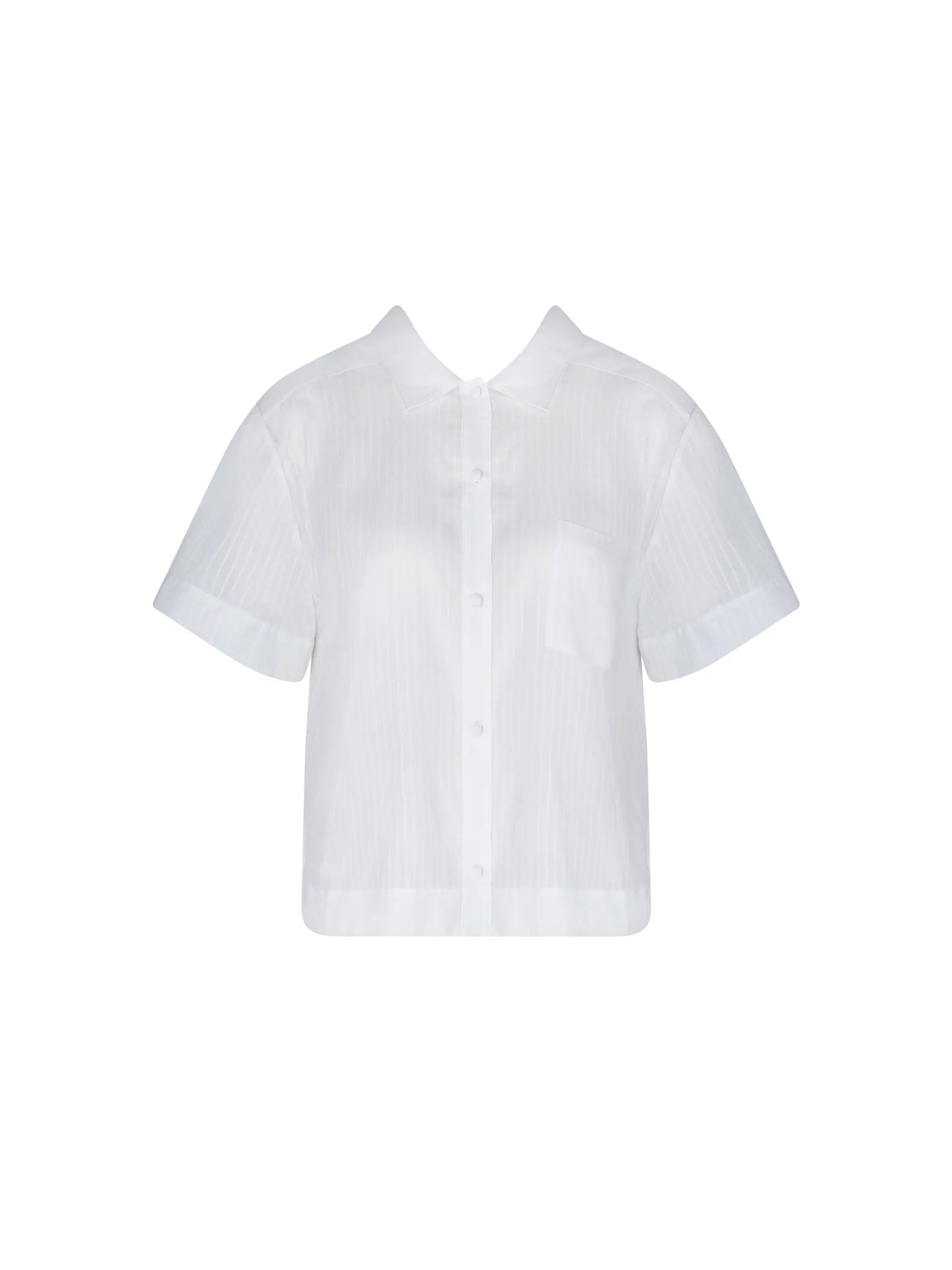CHIC ET RELAX Short‑Sleeve Cotton Shirt