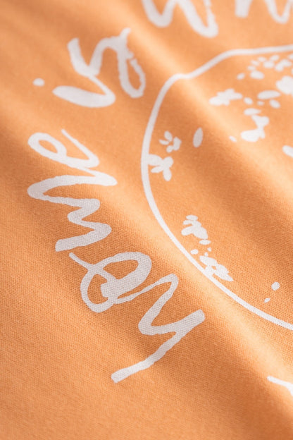 Be Happy Jersey Cotton T-Shirt