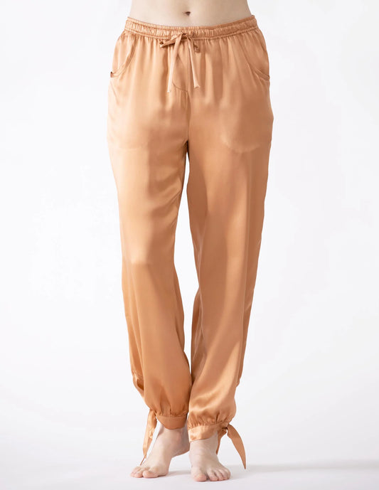 NK IMODE Sierra Ankle Tie Silk Joggers