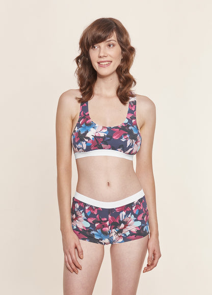 Romantic Flower Cotton Boyshort