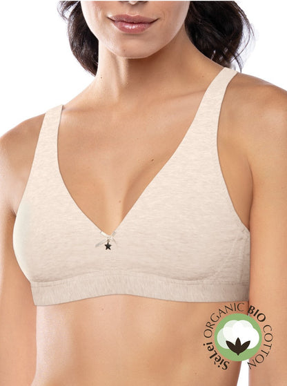 Triangle bra from the Organic Cotton line by SIéLEI from Italy.