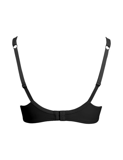 The Beauty line from SIéLEI of Italy presents an unlined soft-cup bra characterized by its graceful design and smooth opaque, stretch microfiber fabric that provide comfort during any activity.