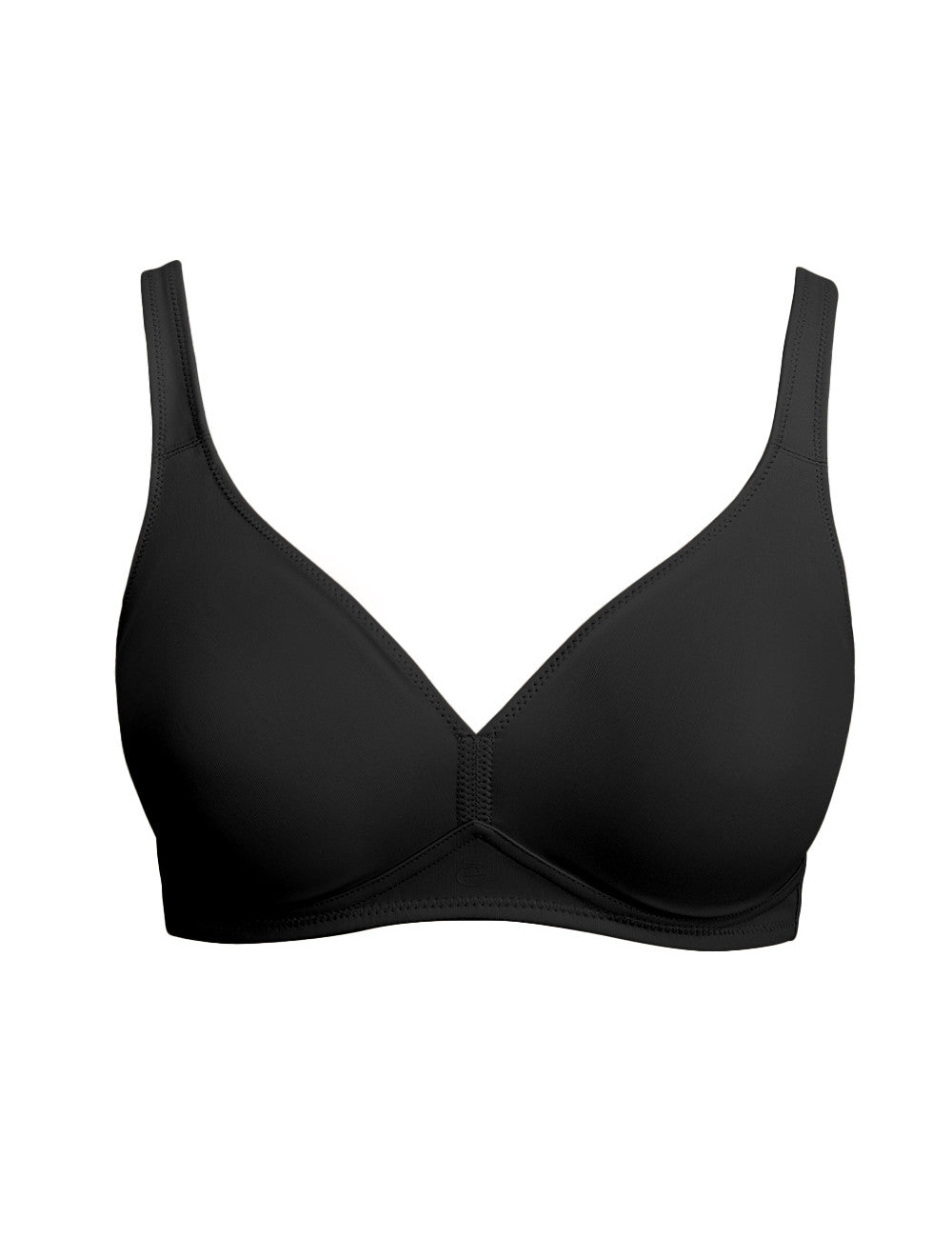The Beauty line from SIéLEI of Italy presents an unlined and wire-free soft-cup bra characterized by its graceful design and smooth opaque, stretch microfiber fabric that provide comfort during any activity.
