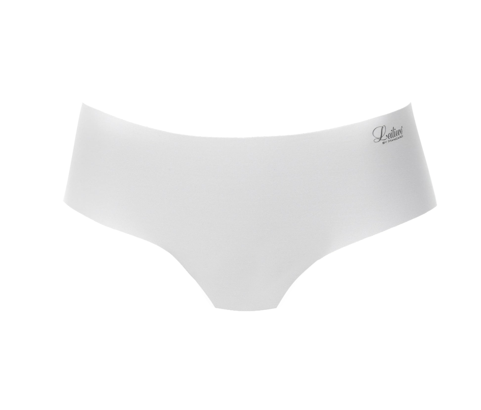 Leilieve's Invisible line shorty features a thin, supple elastic fabric with precise laser-cut edges to ensure an undetectable fit. 